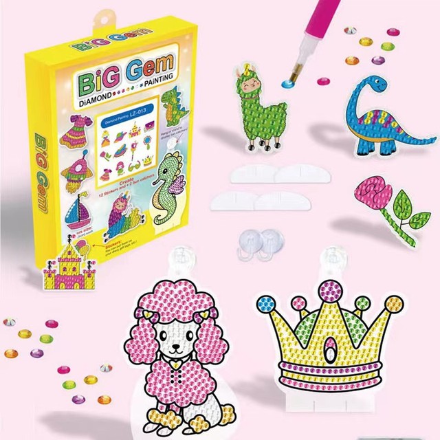 Gem Art, Kids Diamond Painting Kit DIY Stickers Best Tween Gift